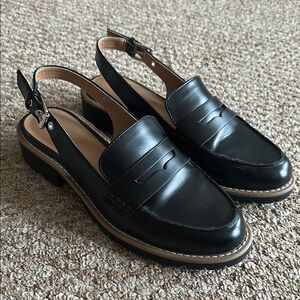 DV by Dolce Vita Black Slingback Loafers